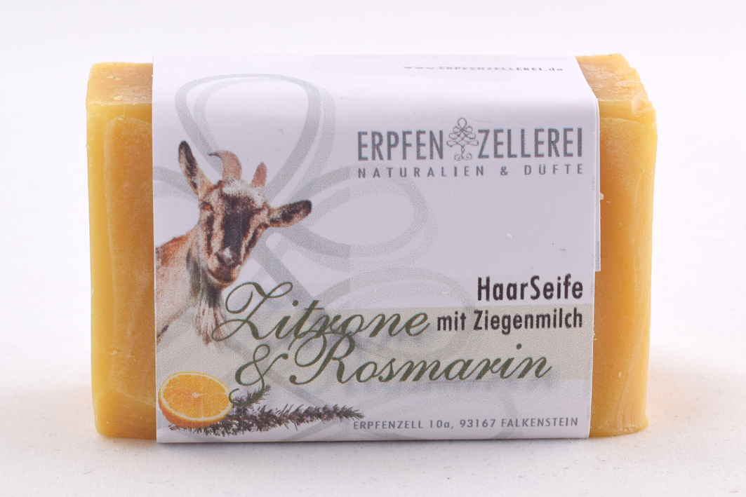 Haarseife "Zitrone & Rosmarin" Bio