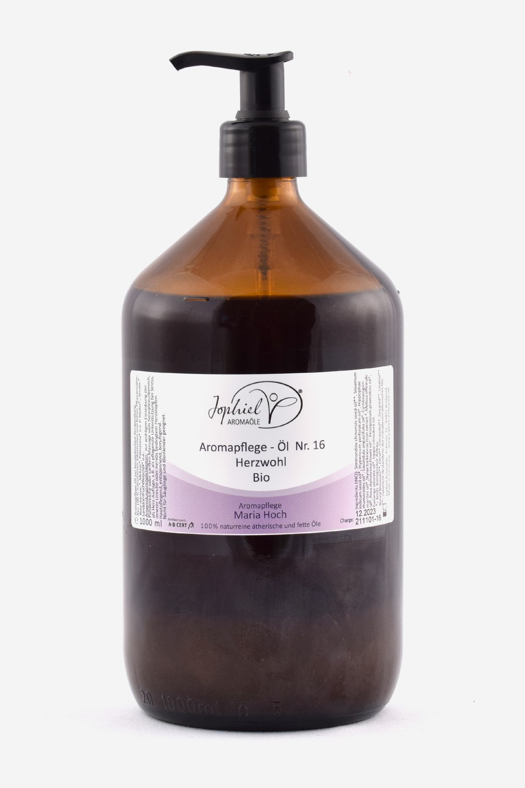 Aromapflege-Öl Nr. 16 Herzwohl Bio 1000 ml 