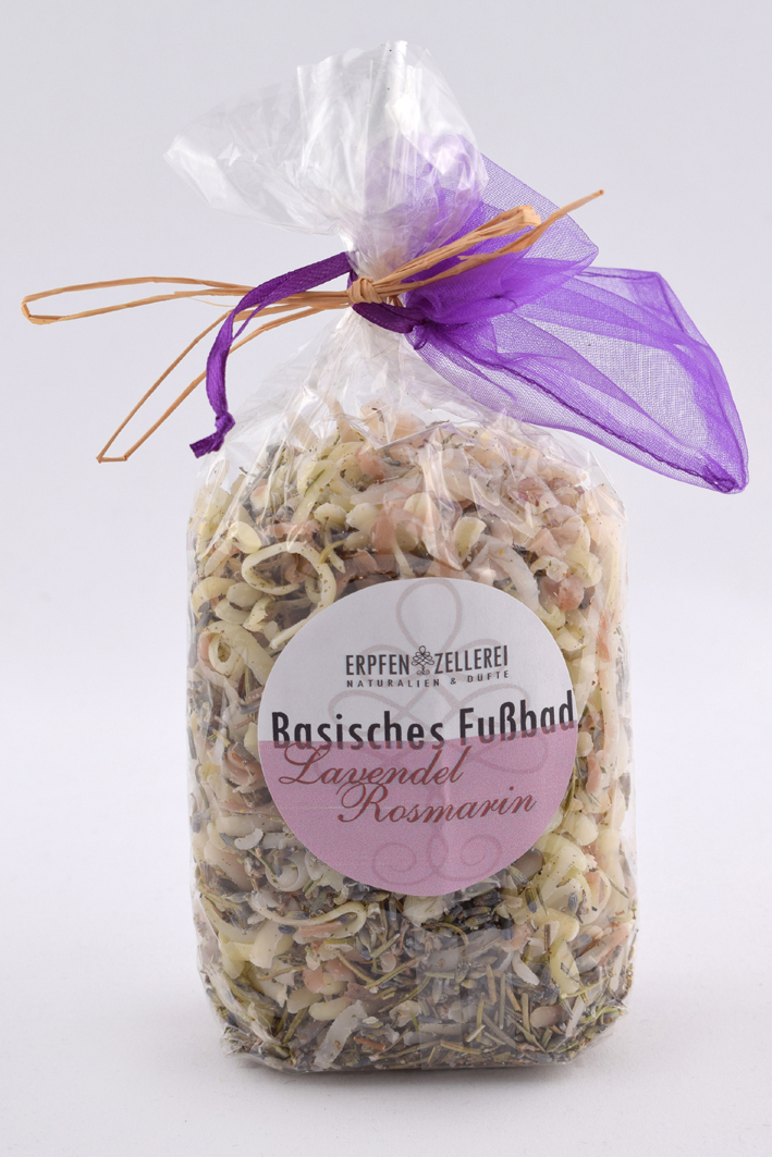 Fußbad "Seifenflocken mit Kräutern" LAVENDEL ROSMARIN