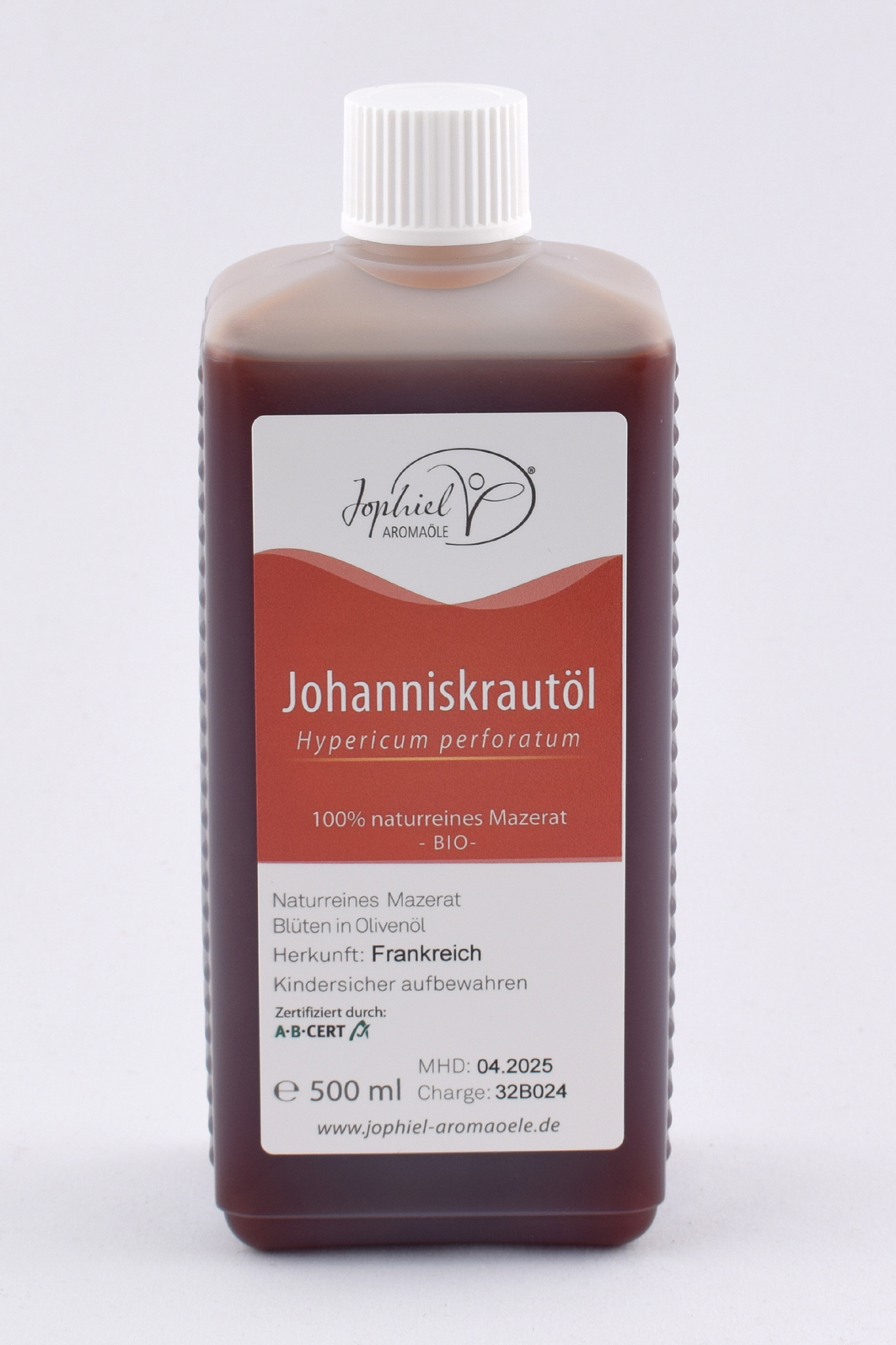 Johanniskrautmazerat in Olivenöl Bio 500 ml