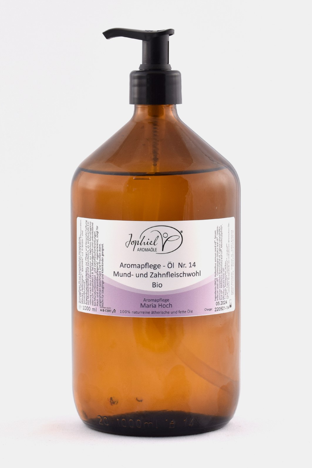 Aromapflege-Öl Nr. 14 Mund- und Zahnfleischwohl Bio 1000 ml