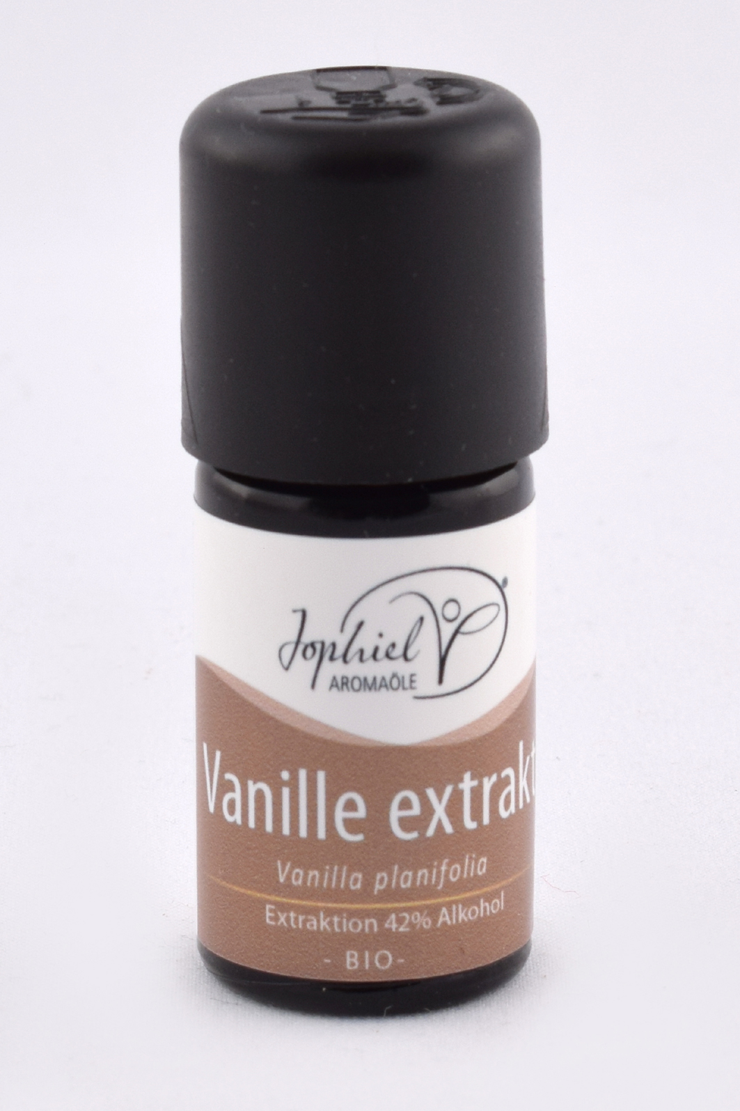 Vanille Extrakt 42%ig in Bioalkohol Bio 5 ml