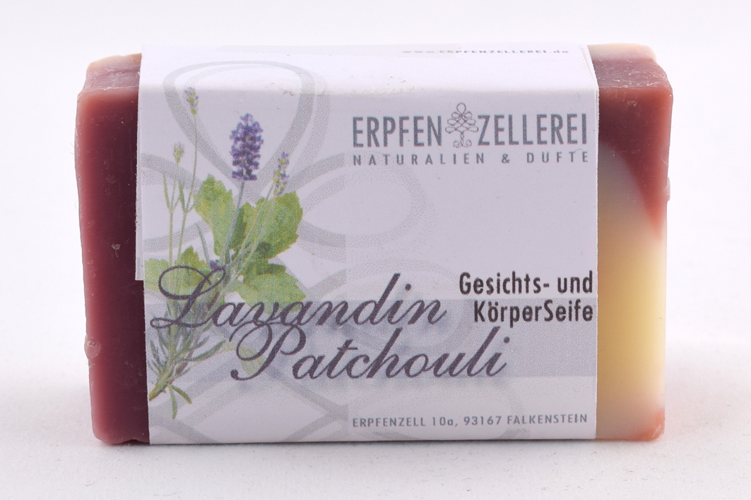 Gesichts- und Körperseife "Lavandin Patchouli" Bio
